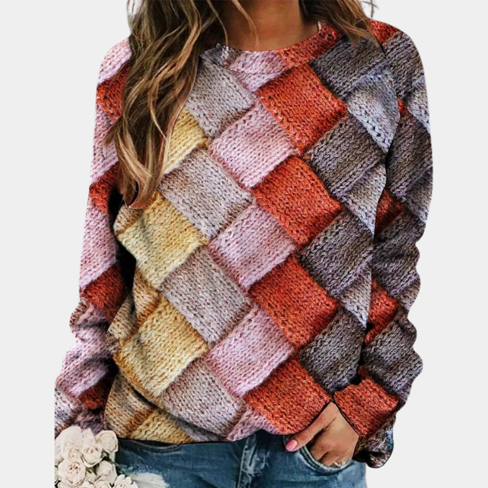 Maryia | Pull coloré décontracté pour femmes