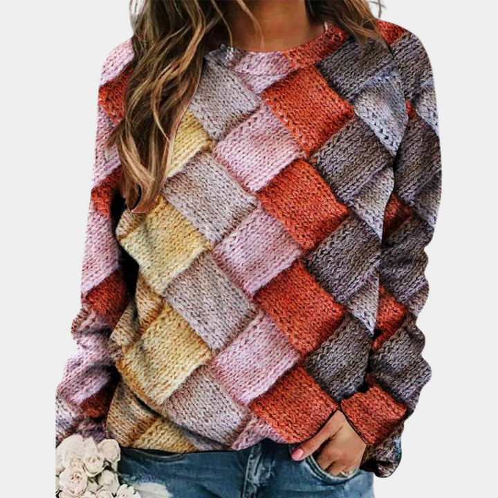 Maryia | Pull coloré décontracté pour femmes