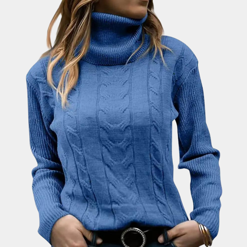 Maider | Pull Col Roulé Élégant pour Femmes