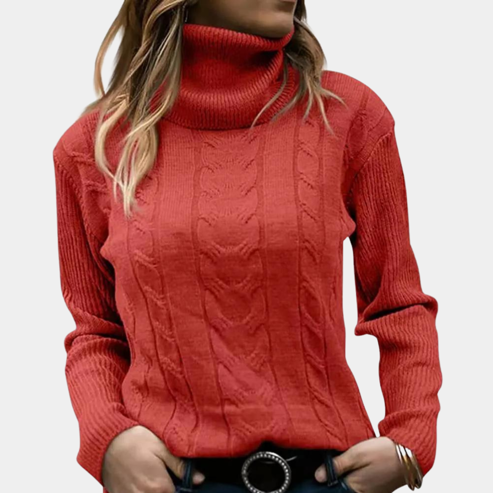 Maider | Pull Col Roulé Élégant pour Femmes