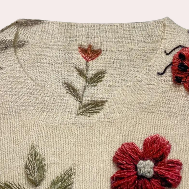 Gulnara | Pull fleuri élégant pour femmes