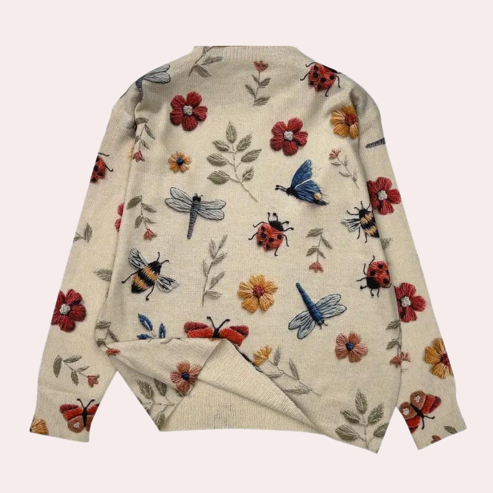 Gulnara | Pull fleuri élégant pour femmes