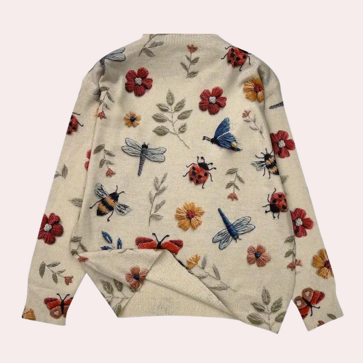 Gulnara | Pull fleuri élégant pour femmes