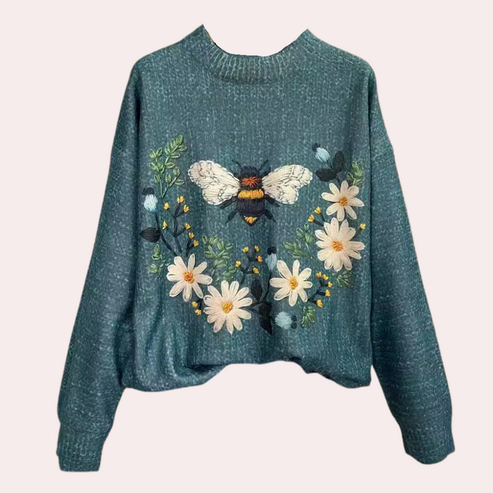 Gulnara | Pull fleuri élégant pour femmes