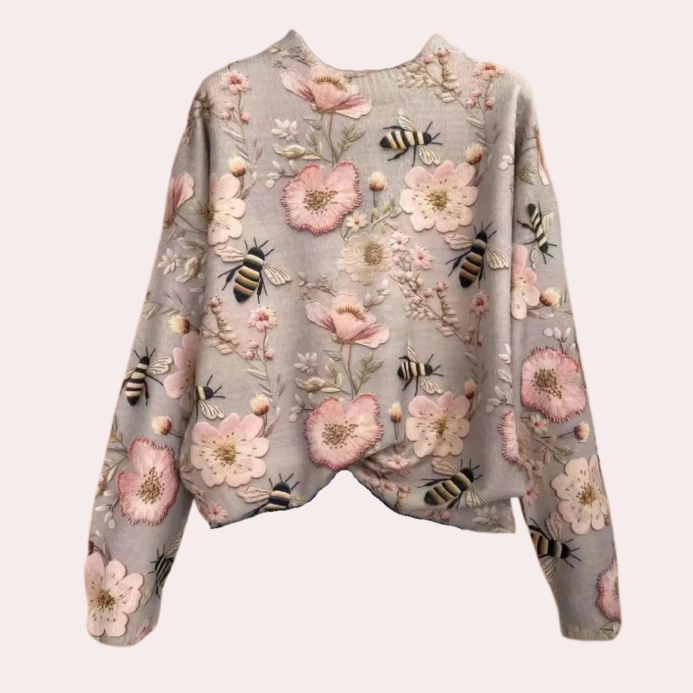 Gulnara | Pull fleuri élégant pour femmes