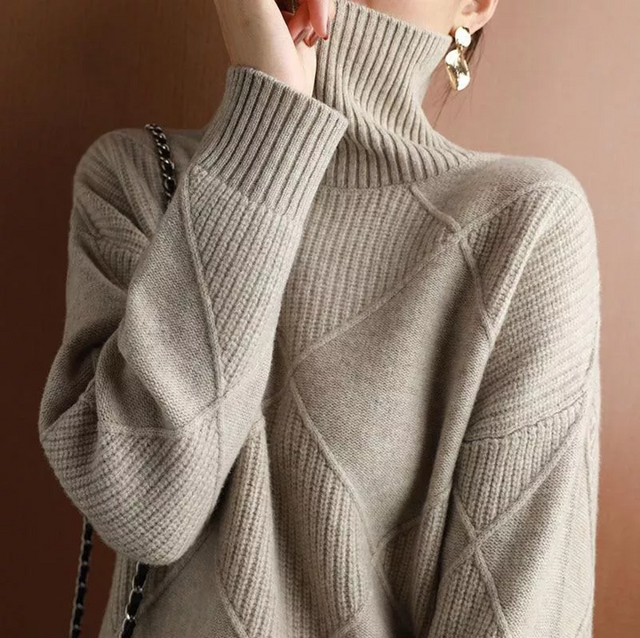 Merjem | Pull col roulé cosy pour femmes