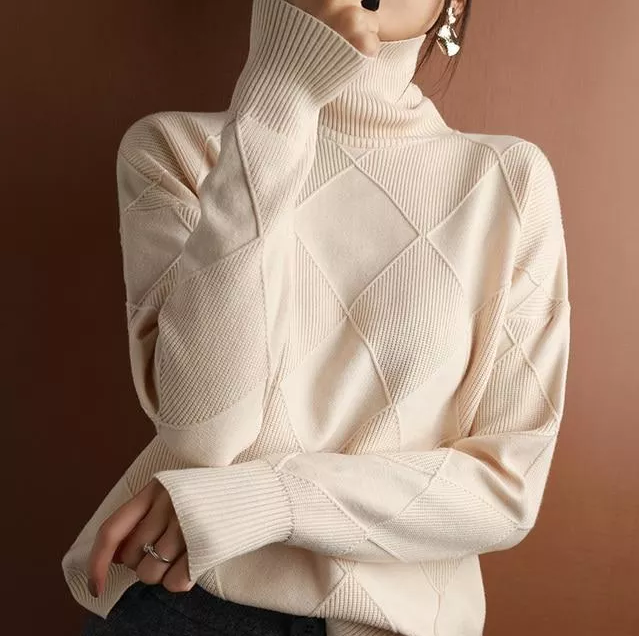 Merjem | Pull col roulé cosy pour femmes