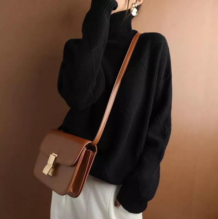 Merjem | Pull col roulé cosy pour femmes