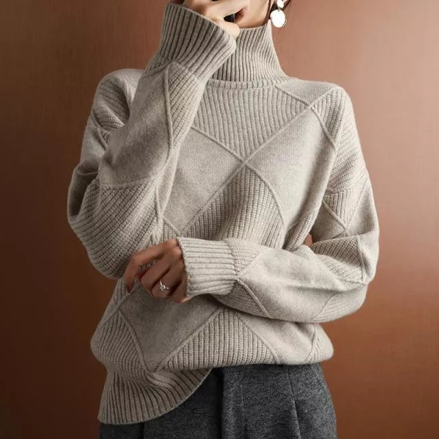 Merjem | Pull col roulé cosy pour femmes