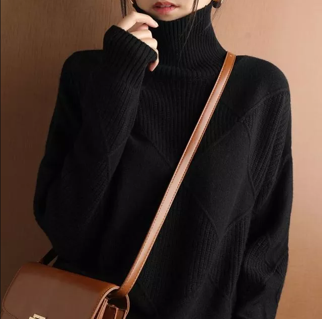 Merjem | Pull col roulé cosy pour femmes