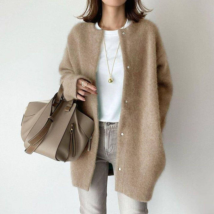 Femme Long Chaud Cardigan – Katherine