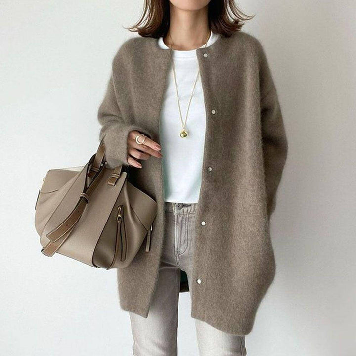 Femme Long Chaud Cardigan – Katherine