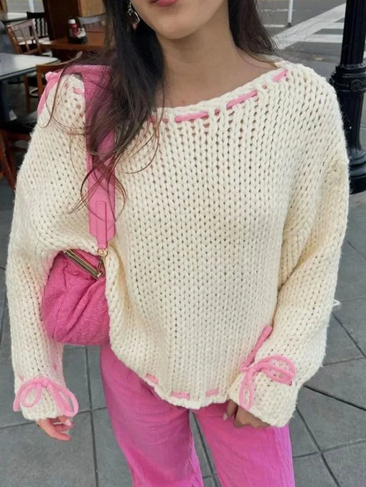 Chan | Pull Raffiné Tricoté Lâche pour Femmes