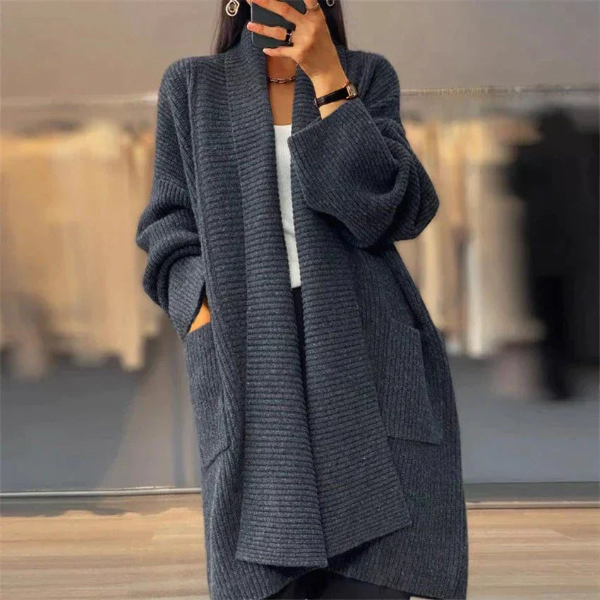 Danisha - Pull cardigan oversize élégant et chaud