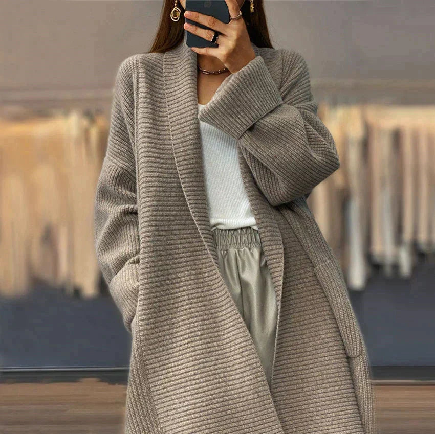 Danisha - Pull cardigan oversize élégant et chaud