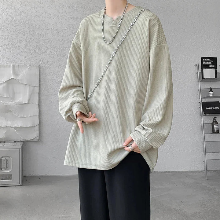 Dewi | T-shirt manche longue sophistiqué pour homme