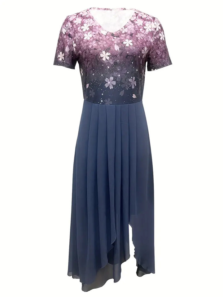 Esmeralda | Robe Éblouissante Géométrique pour Femmes