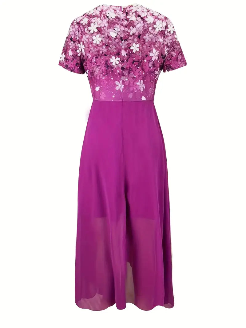 Esmeralda | Robe Éblouissante Géométrique pour Femmes