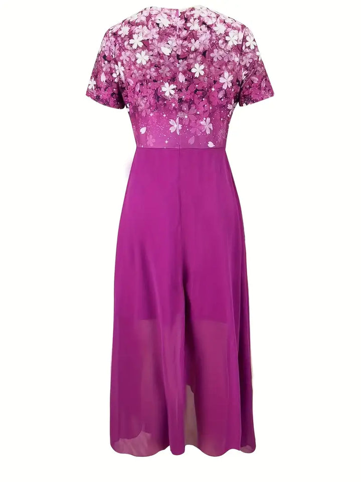 Esmeralda | Robe Éblouissante Géométrique pour Femmes