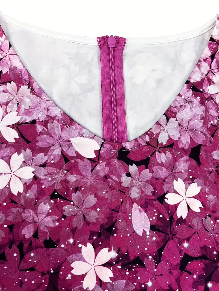 Esmeralda | Robe Éblouissante Géométrique pour Femmes