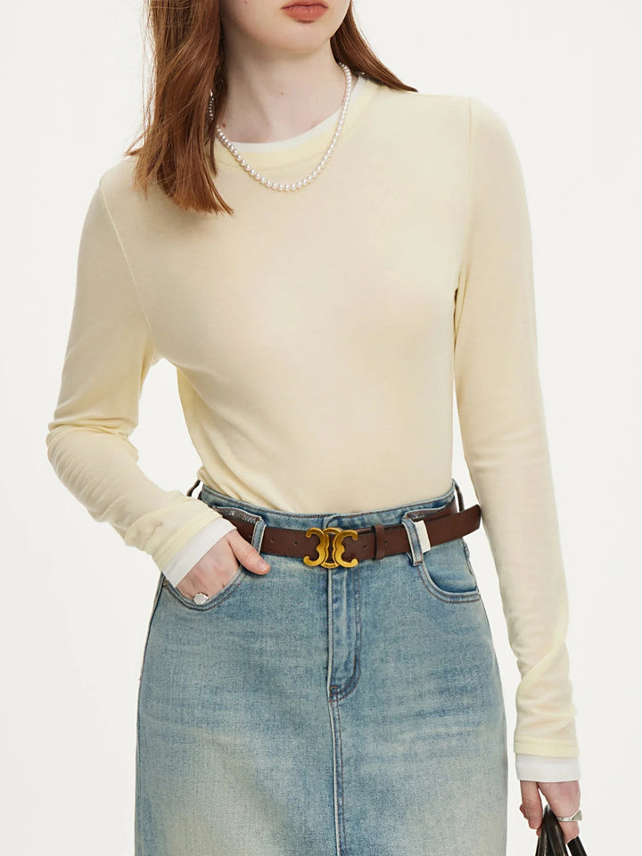 Fai | Élégante T-Shirt à Manches Longues pour Femmes