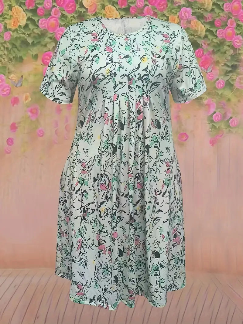 Fern | Élégante Robe Maxi Plissée pour Femmes