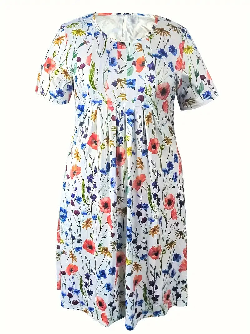 Fern | Élégante Robe Maxi Plissée pour Femmes