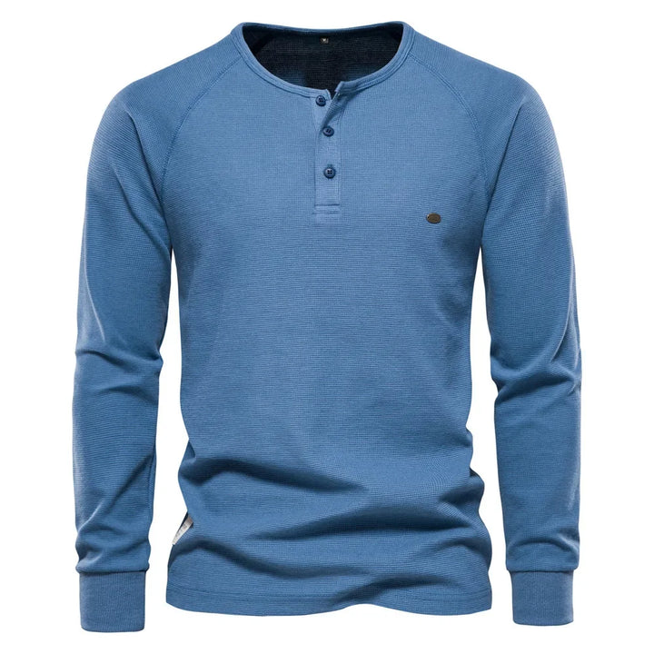 Fitz | T-shirt Moderne Henley pour Hommes