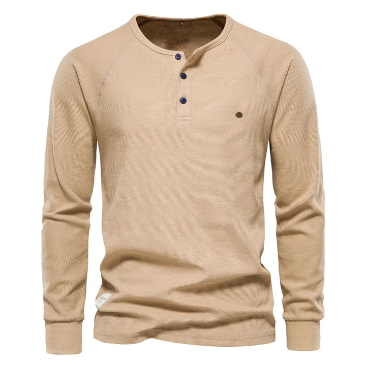 Fitz | T-shirt Moderne Henley pour Hommes