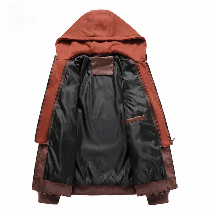 Tristan | Veste moto en simili cuir pour hommes