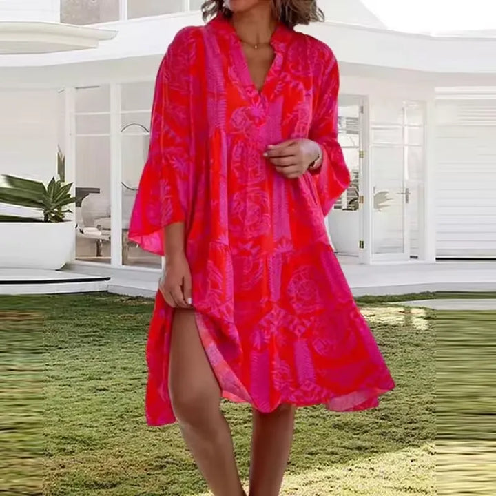 Géraldine | Élégante Robe D'été Vaporeuse pour Femme