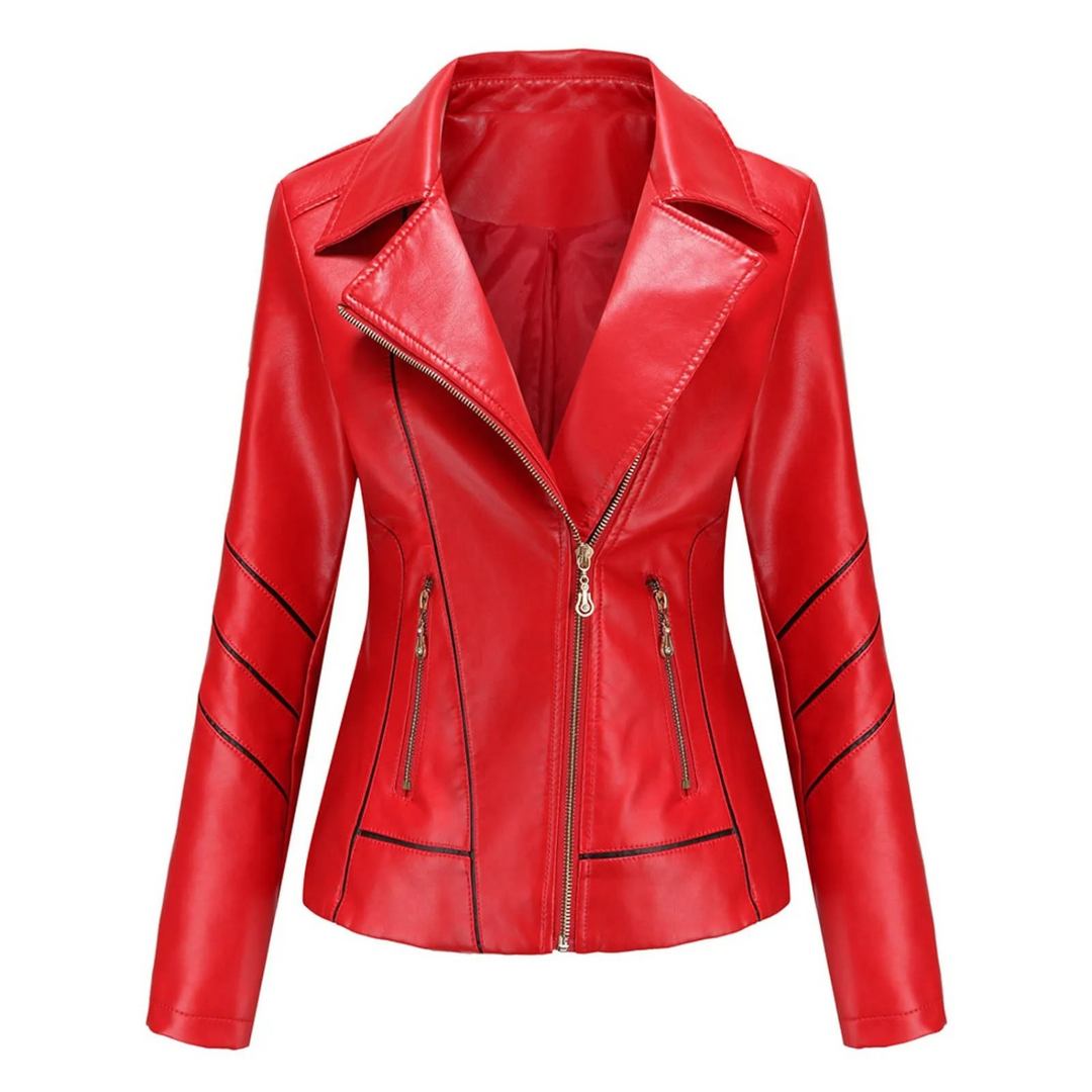 Nelli | Veste en cuir chic pour femmes