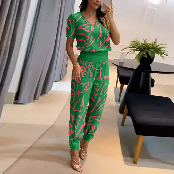 Shyamala | Ensemble Casual à Manches Courtes pour Femmes