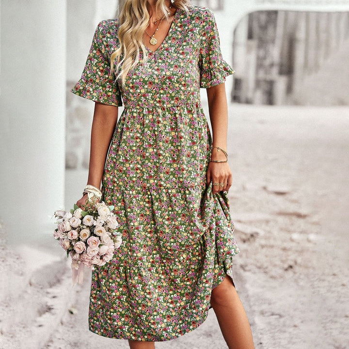 Odeta | Robe d'été fleurie