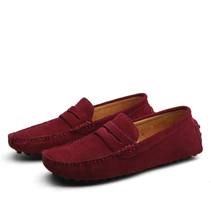 Yeshua | Mocassins en daim de style italien