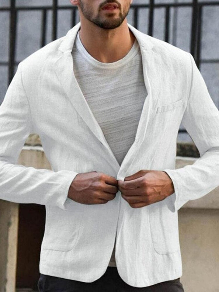 Cole | Blazer décontracté en coton doux