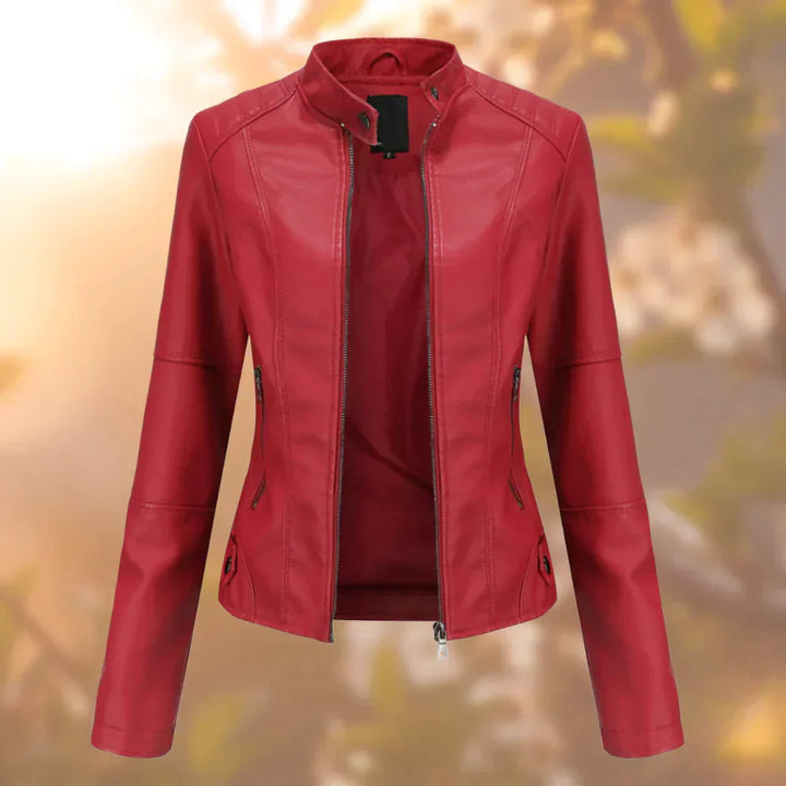 Anna | Veste en cuir chic pour femmes