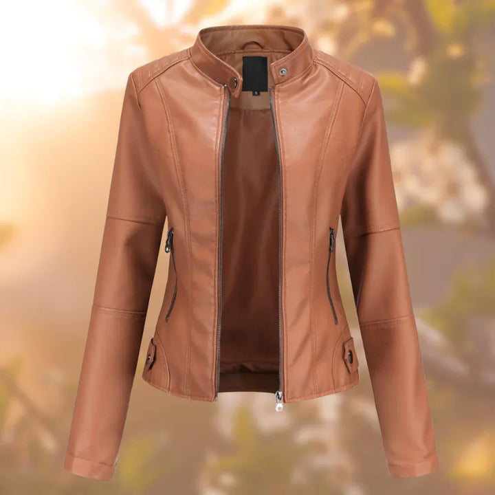 Anna | Veste en cuir chic pour femmes
