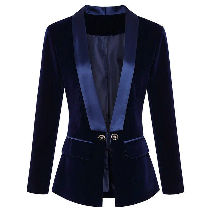 Shimaa | Blazer en velours élégant pour femmes