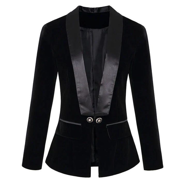 Shimaa | Blazer en velours élégant pour femmes