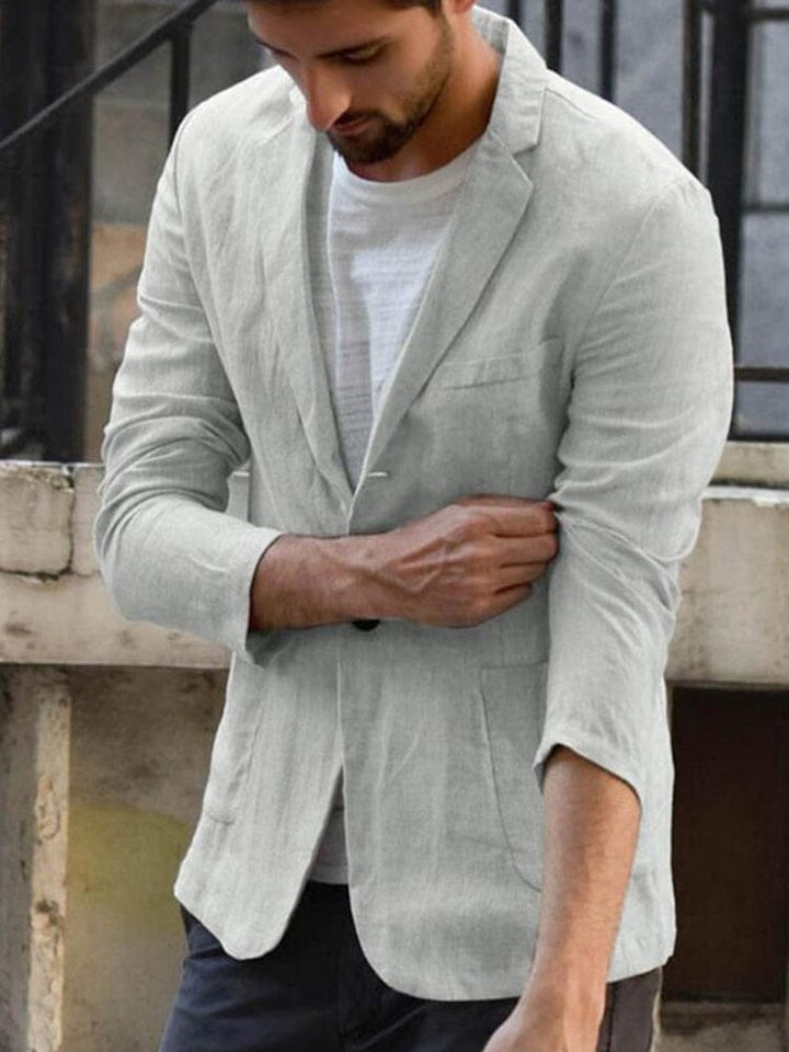 Cole | Blazer décontracté en coton doux