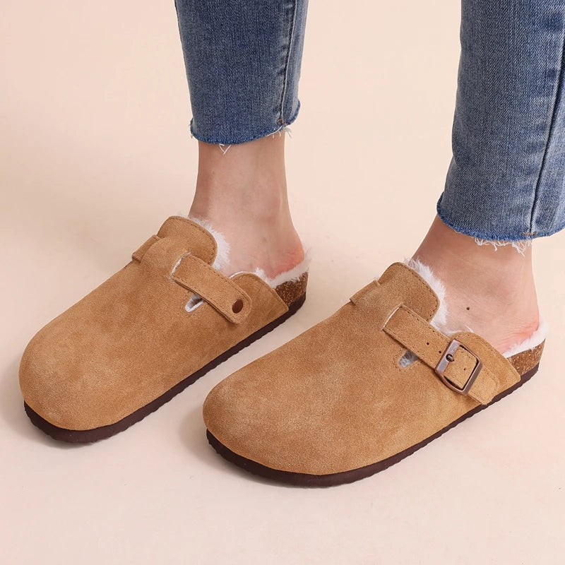 Heather | Mules douillettes élégantes pour femmes