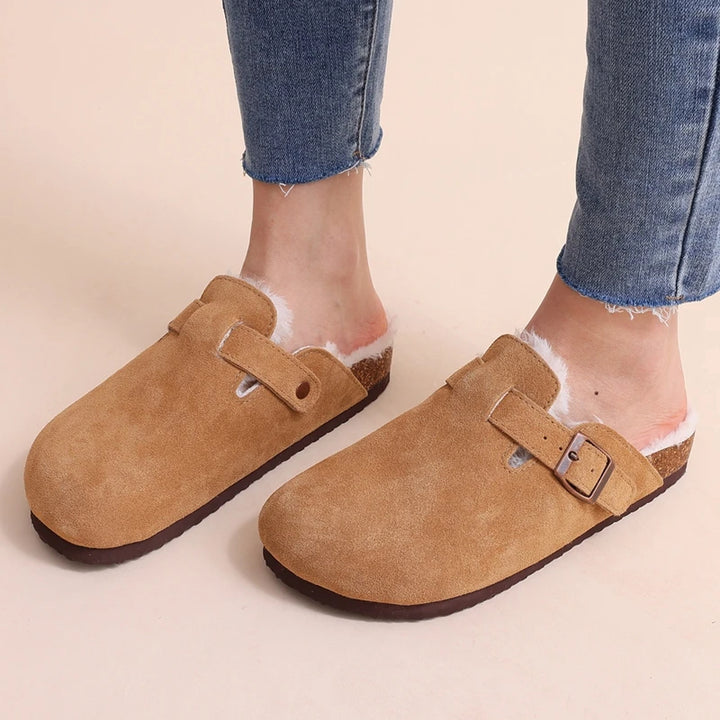 Heather | Mules douillettes élégantes pour femmes