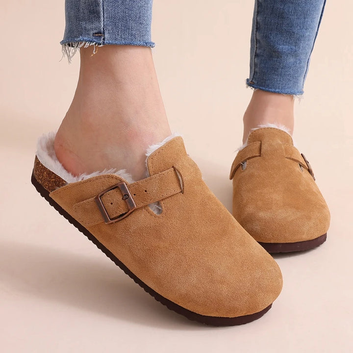 Heather | Mules douillettes élégantes pour femmes