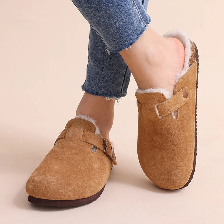 Heather | Mules douillettes élégantes pour femmes