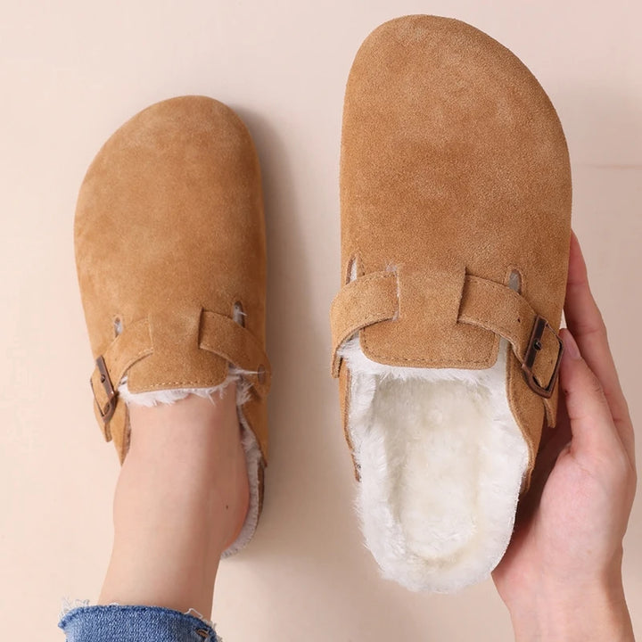 Heather | Mules douillettes élégantes pour femmes