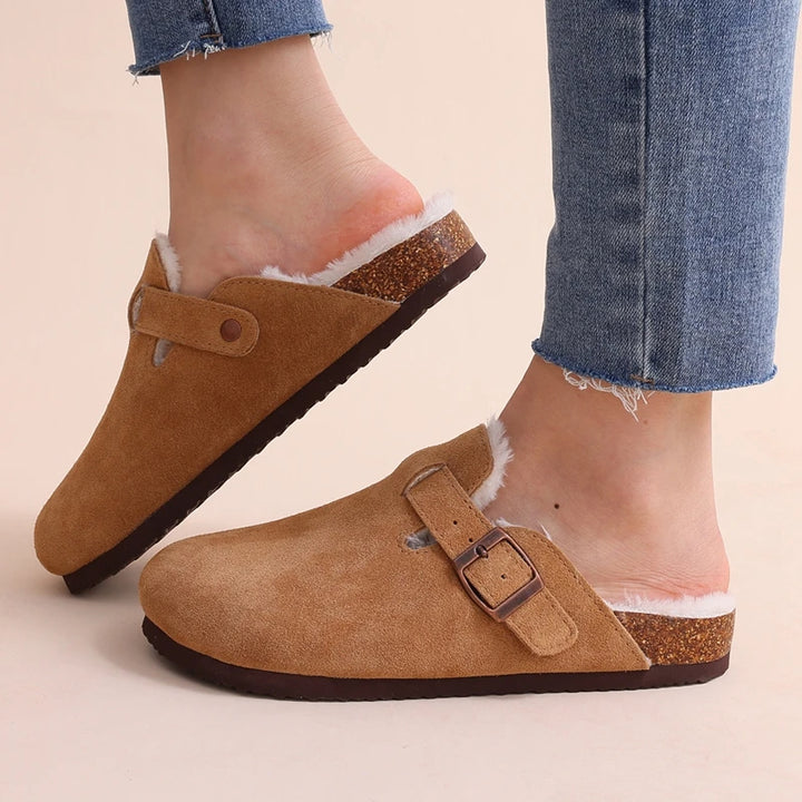 Heather | Mules douillettes élégantes pour femmes