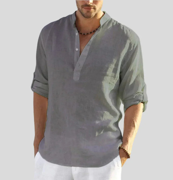 Bat-Erdene | Chemise décontractée en lin pour homme