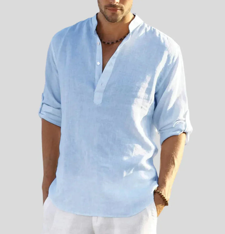 Bat-Erdene | Chemise décontractée en lin pour homme