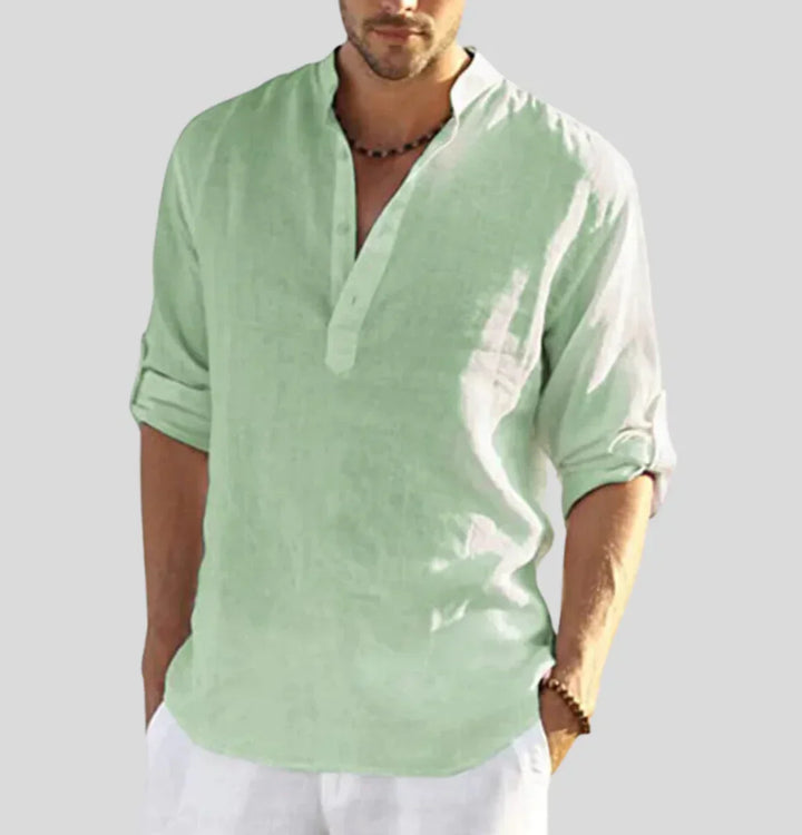 Bat-Erdene | Chemise décontractée en lin pour homme